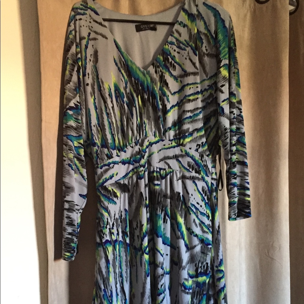 Guess multi colored casual dress size 12